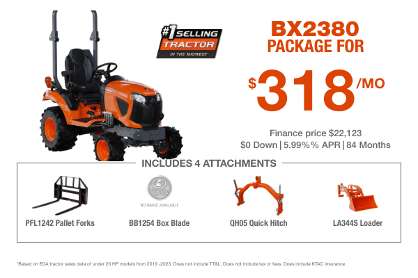 BX2380R14V-1 Tractor Package